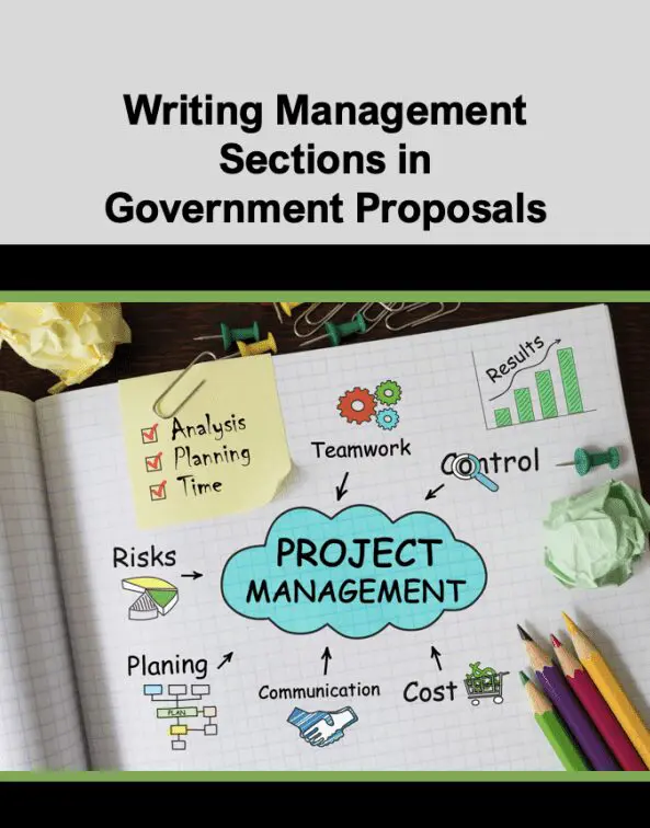 Writing Management Sections in Government Proposals Book Cover By Olessia Smotrova OST Global Solutions
