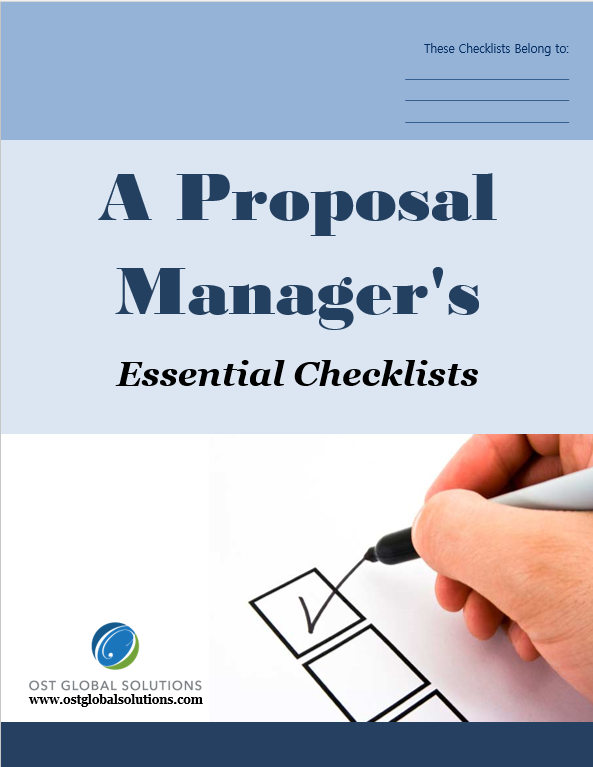 Proposal Managers Checklist Book Cover by OST Global Solutions