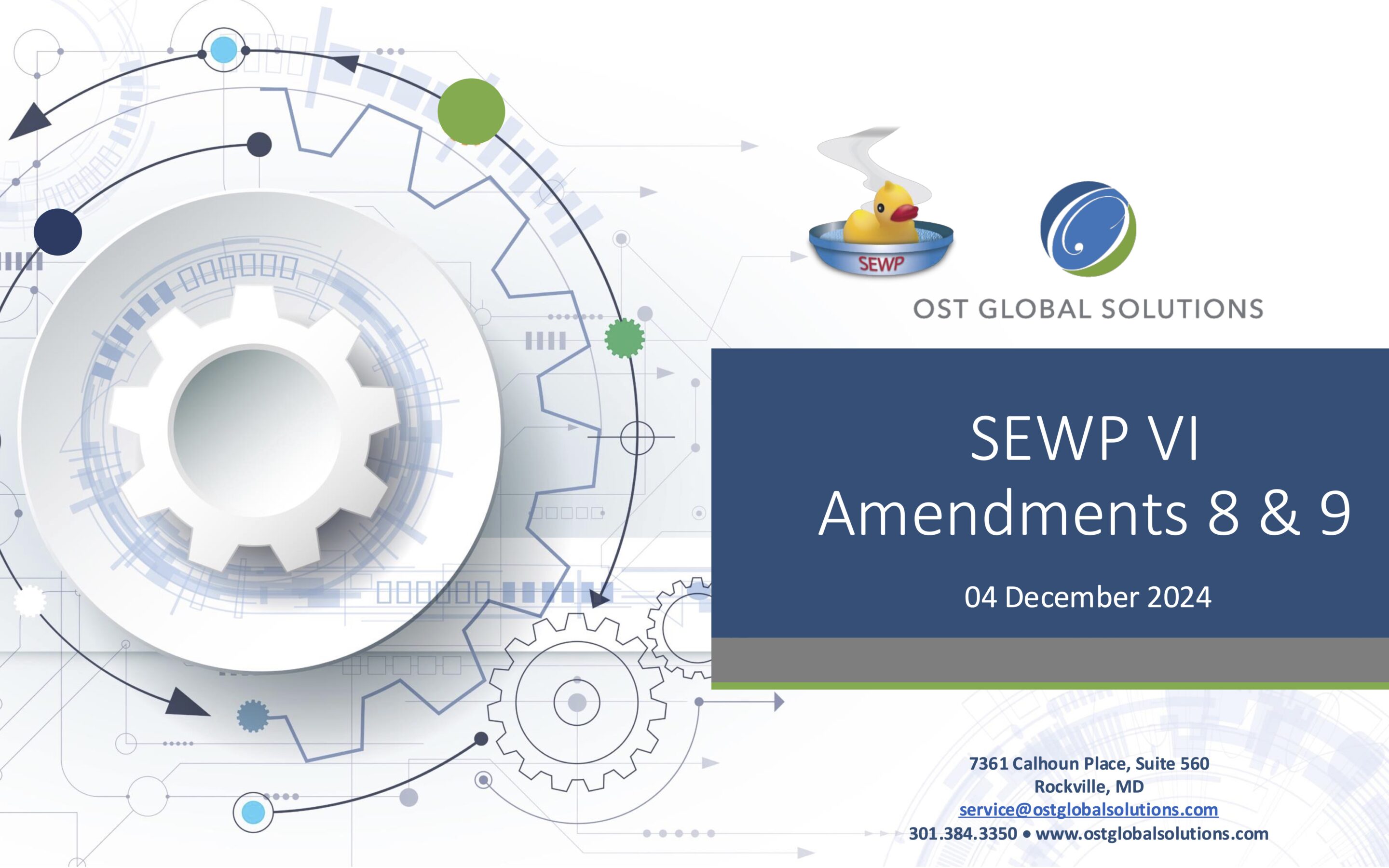 Webinar Recap: SEWP-VI Amendments 8 & 9 – Critical Updates to the RFP