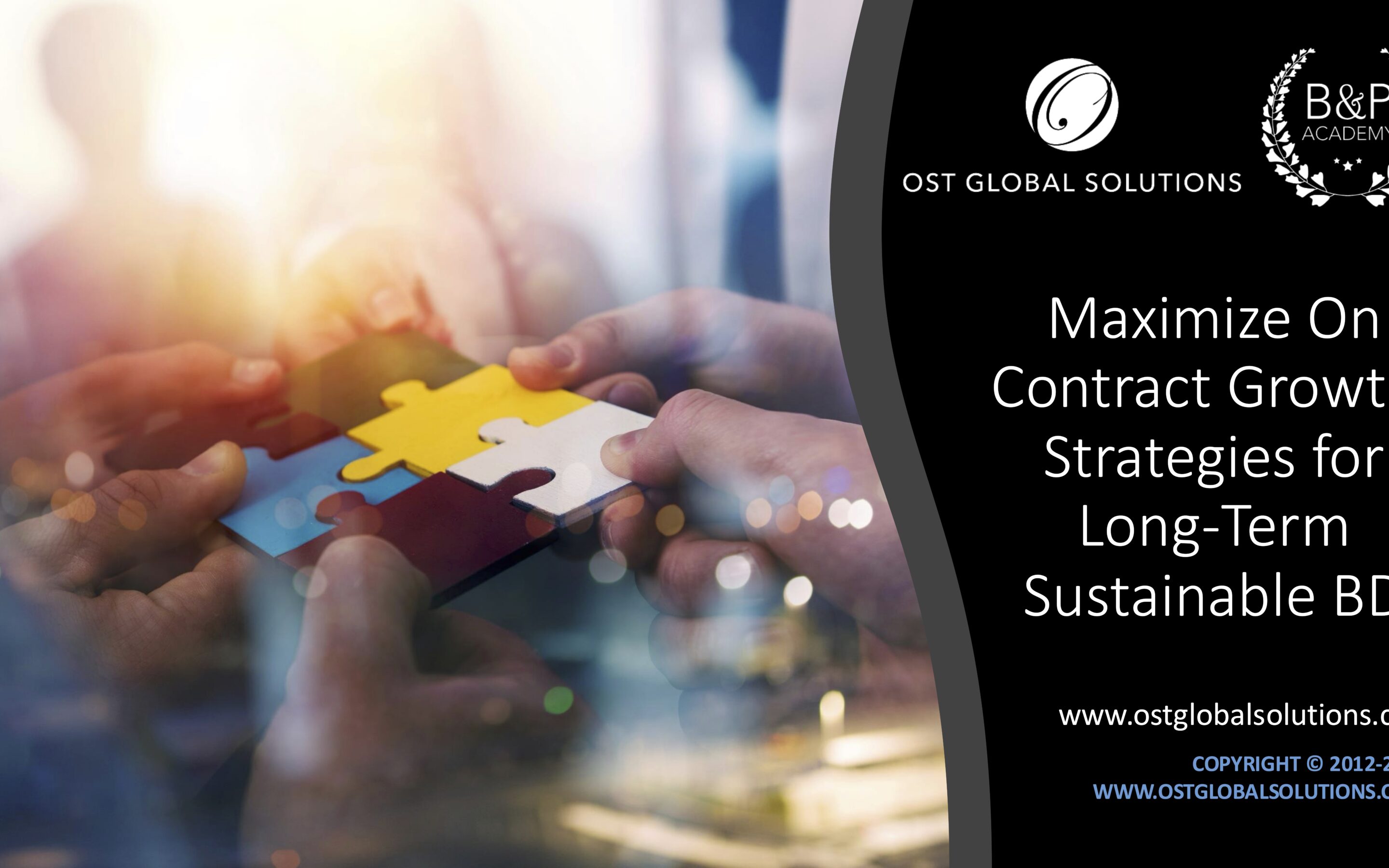 Webinar Recap: Maximize On – Contract Growth – Strategies for Long-Term Sustainable BD